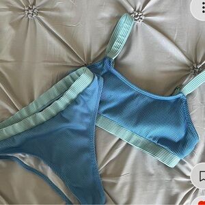 Blue and mint swimsuit